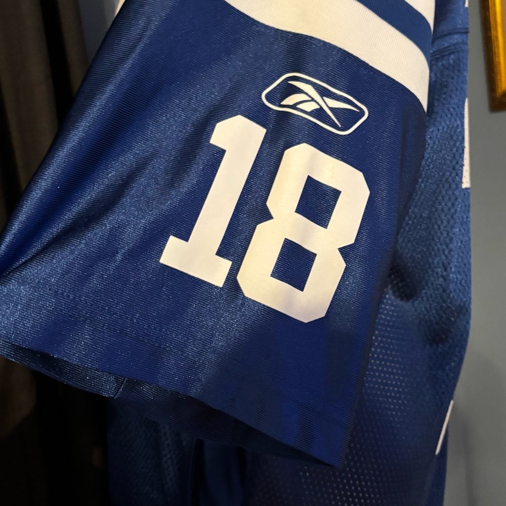 NWOT Reebok NFL Indianapolis Colts 
Peyton Manning Jersey #18 - Picture 5 of 13